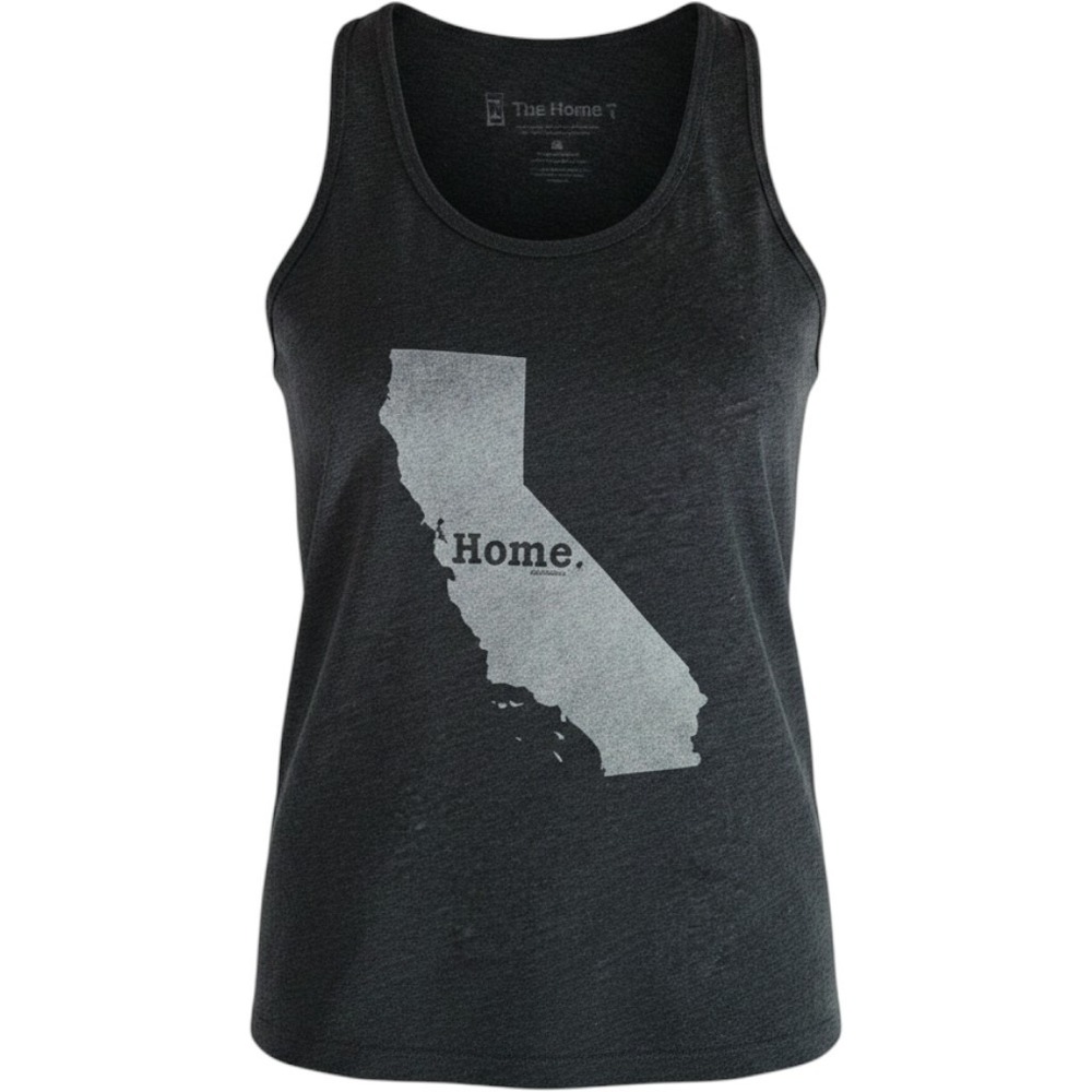 $28 The Home T California Home State Gray Tank Top Womens Size S